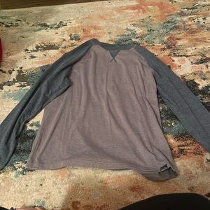 Grey and blue Eddie Bauer long sleeve size medium